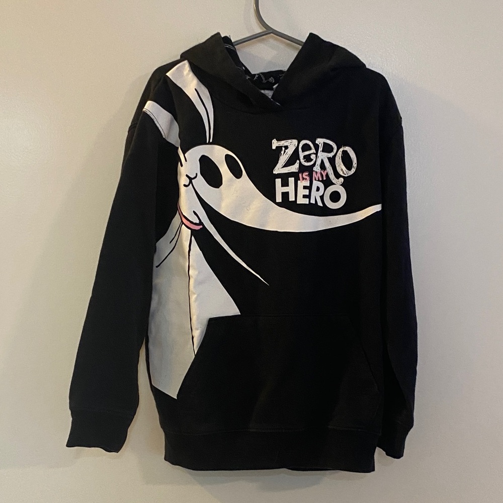 Disney Black and White Zero Graphic Sweater Size S Boys/Girls